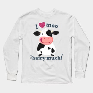 Little Holstein Cow Loves You Very Much! Long Sleeve T-Shirt